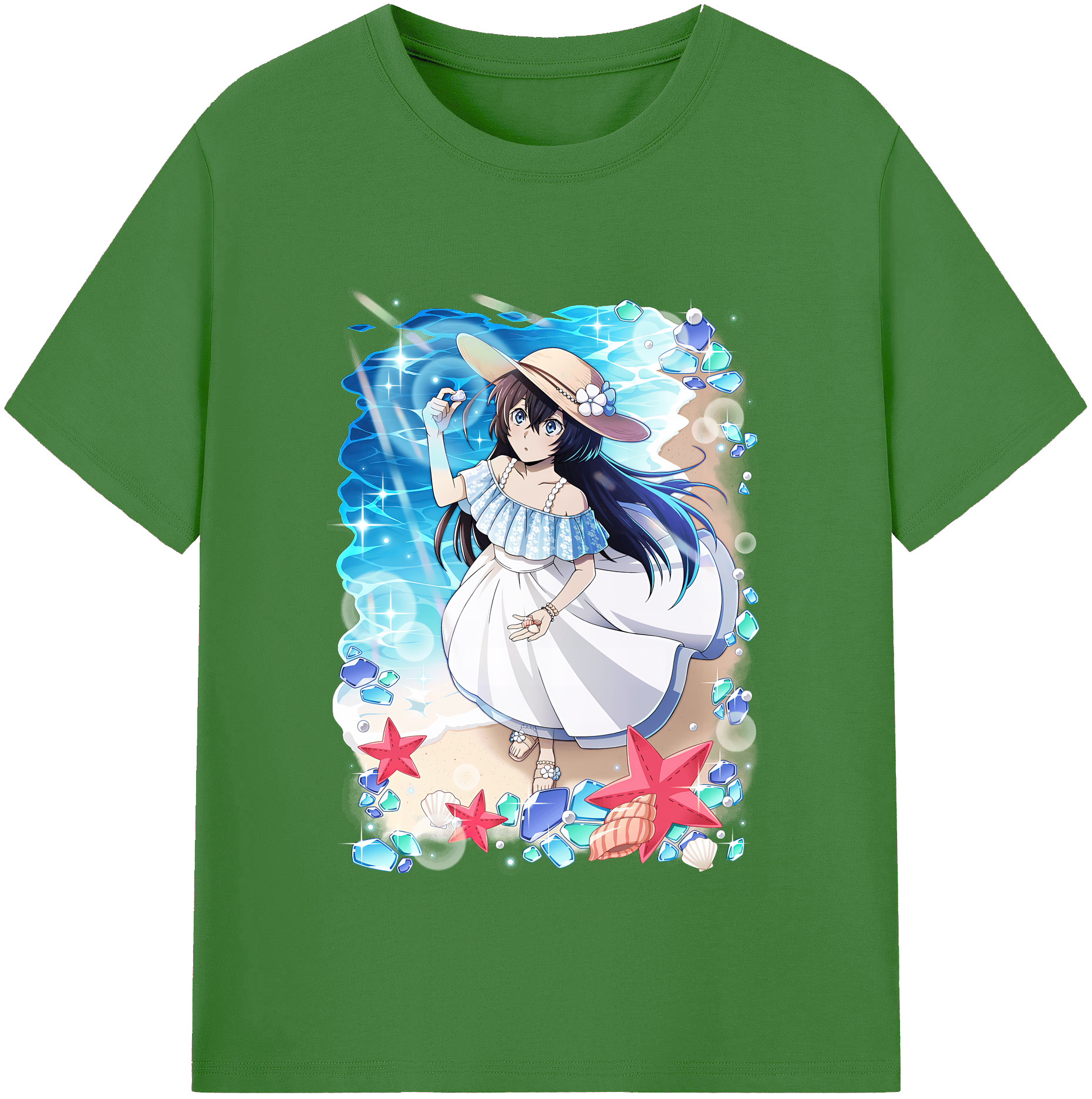 （画像用） 文豪ストレイドッグス Bungo Stray Dogs レディースカジュアルプリントTシャツ（綿100％）